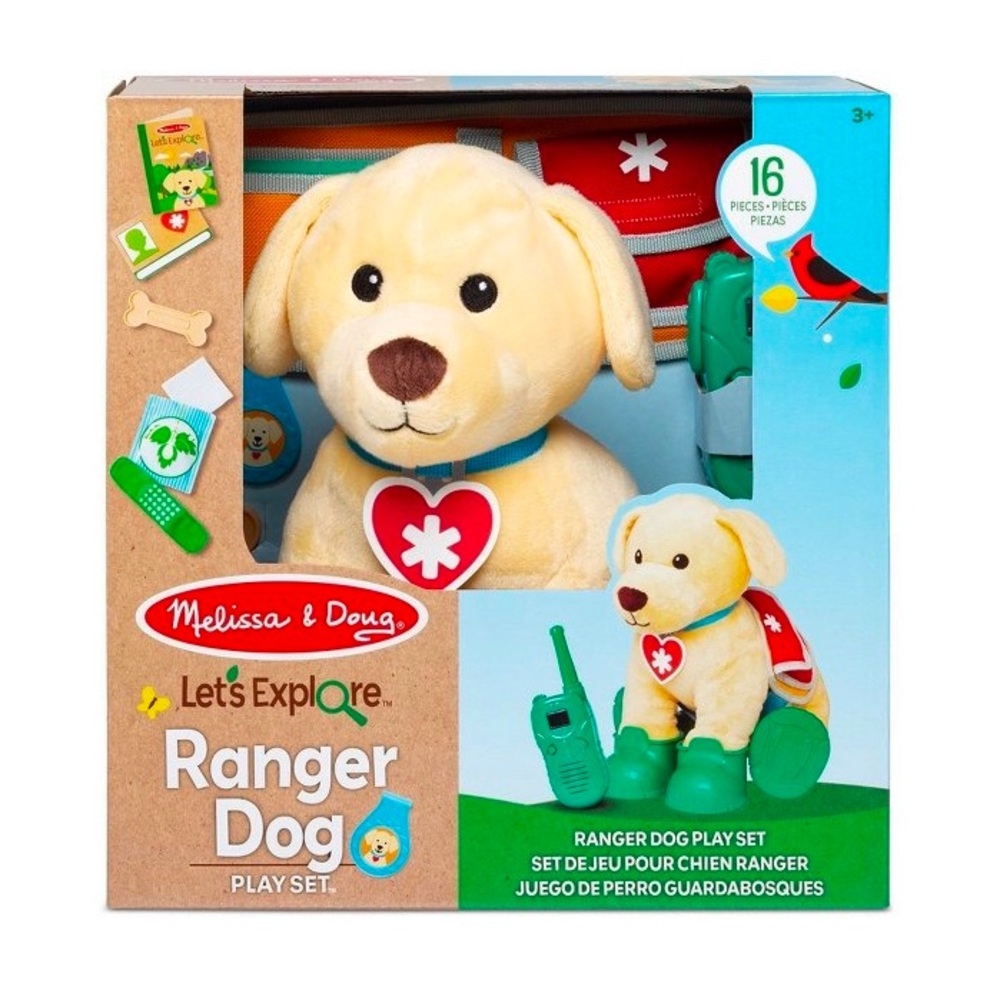 Melissa & Doug Ranger Dog Play Set - Tan